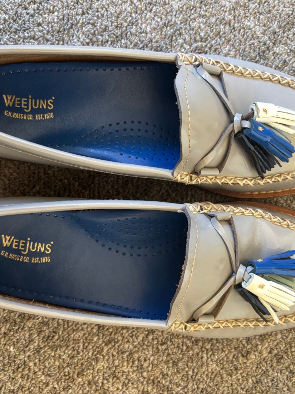 Gray Tassle Loafer